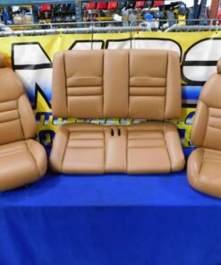 1994–1998 Ford Mustang GT Tan Convertible Front & Rear Seats Set – Q69