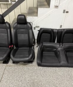 2018-2023 Ford Mustang GT Black Leather Coupe Front Rear Power Seats Heat/Cooled